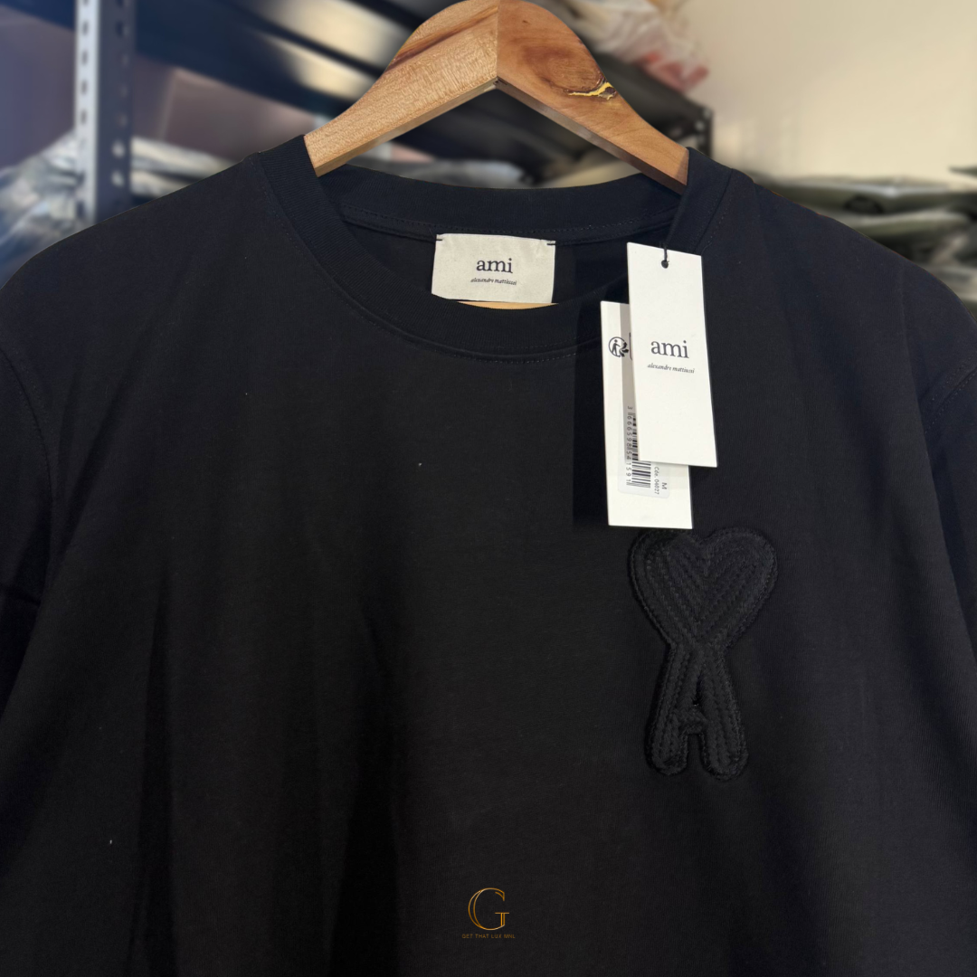 Ami Shirt ALL BLACK PATCH V1 thumbnail 2