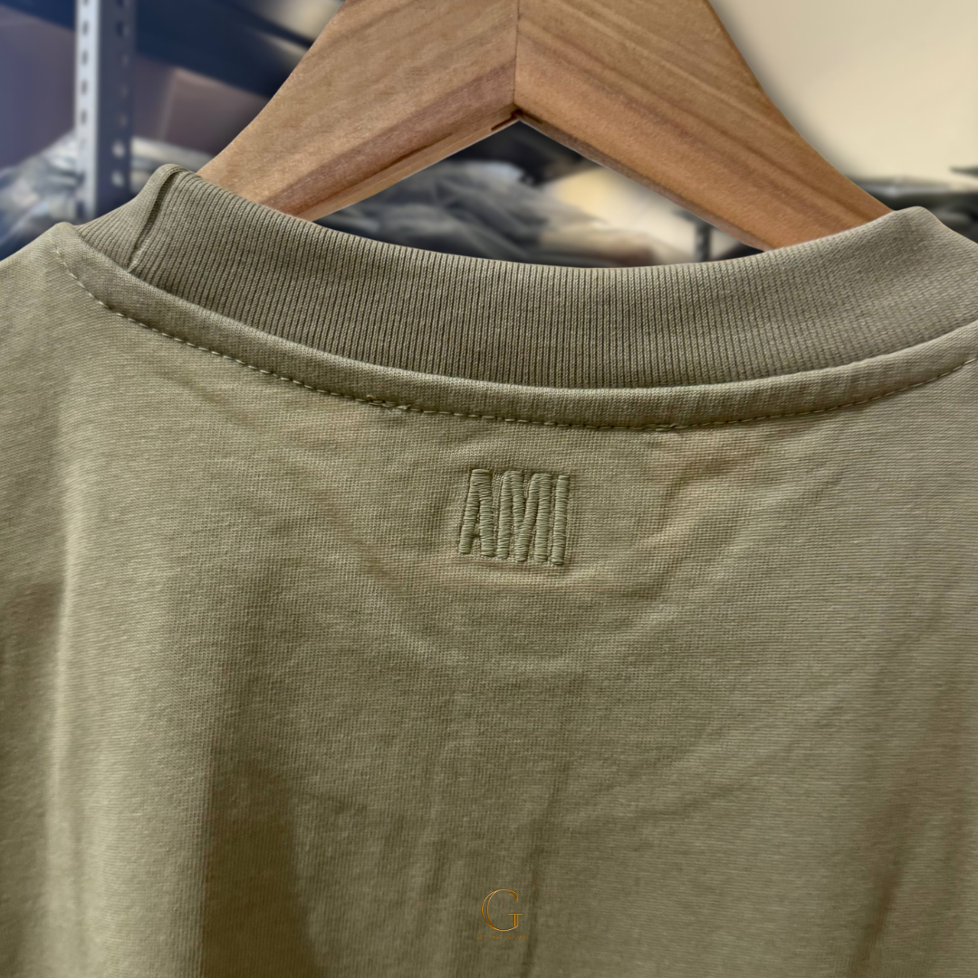 Ami Shirt EMBOSSED GREEN thumbnail 3