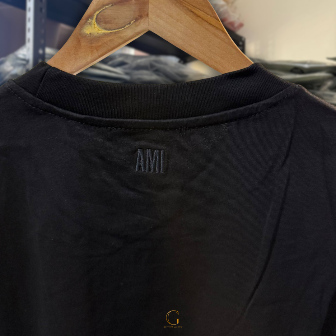 Ami Shirt EMBOSSED BLACK thumbnail 3