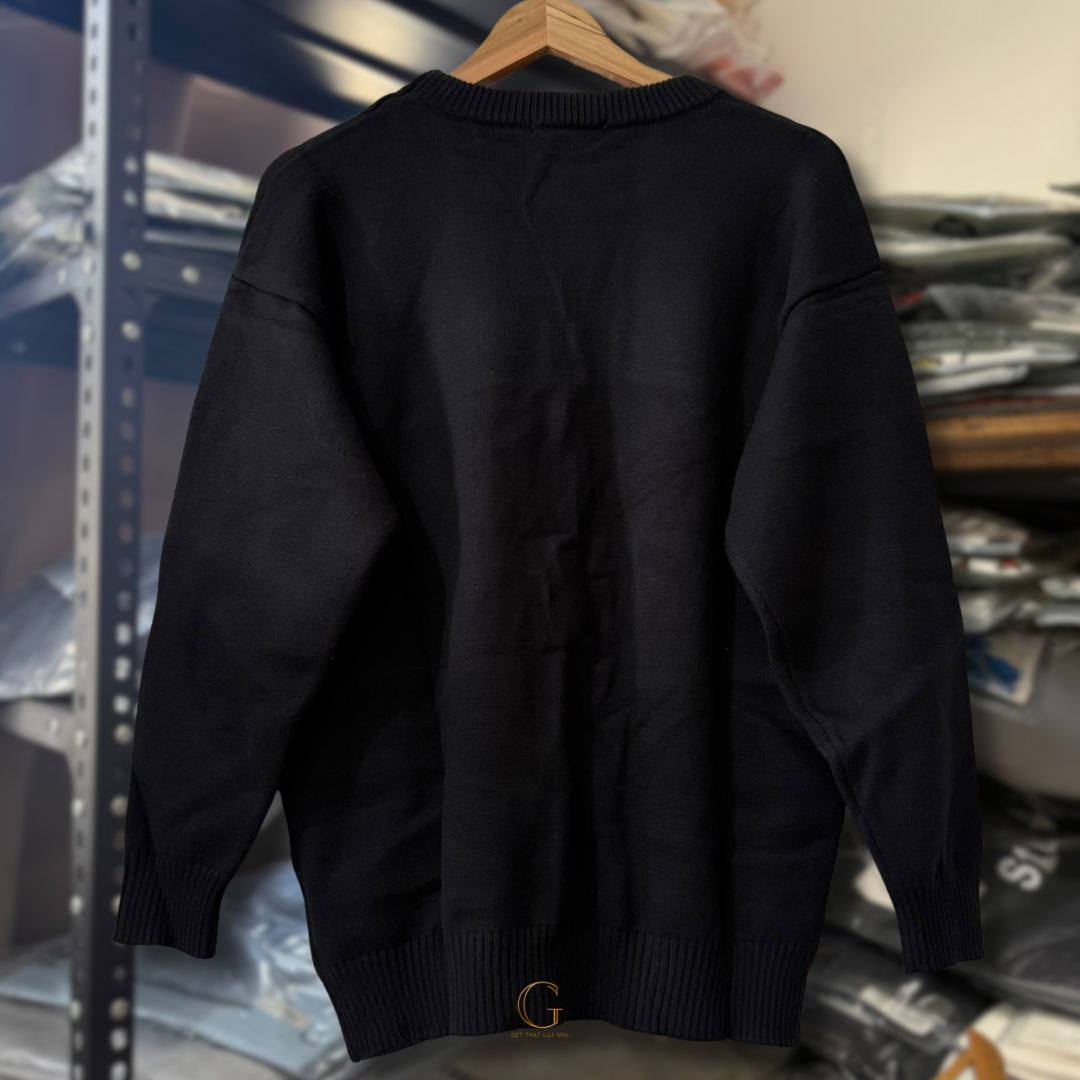 Ami Knitted Sweater Black thumbnail 4