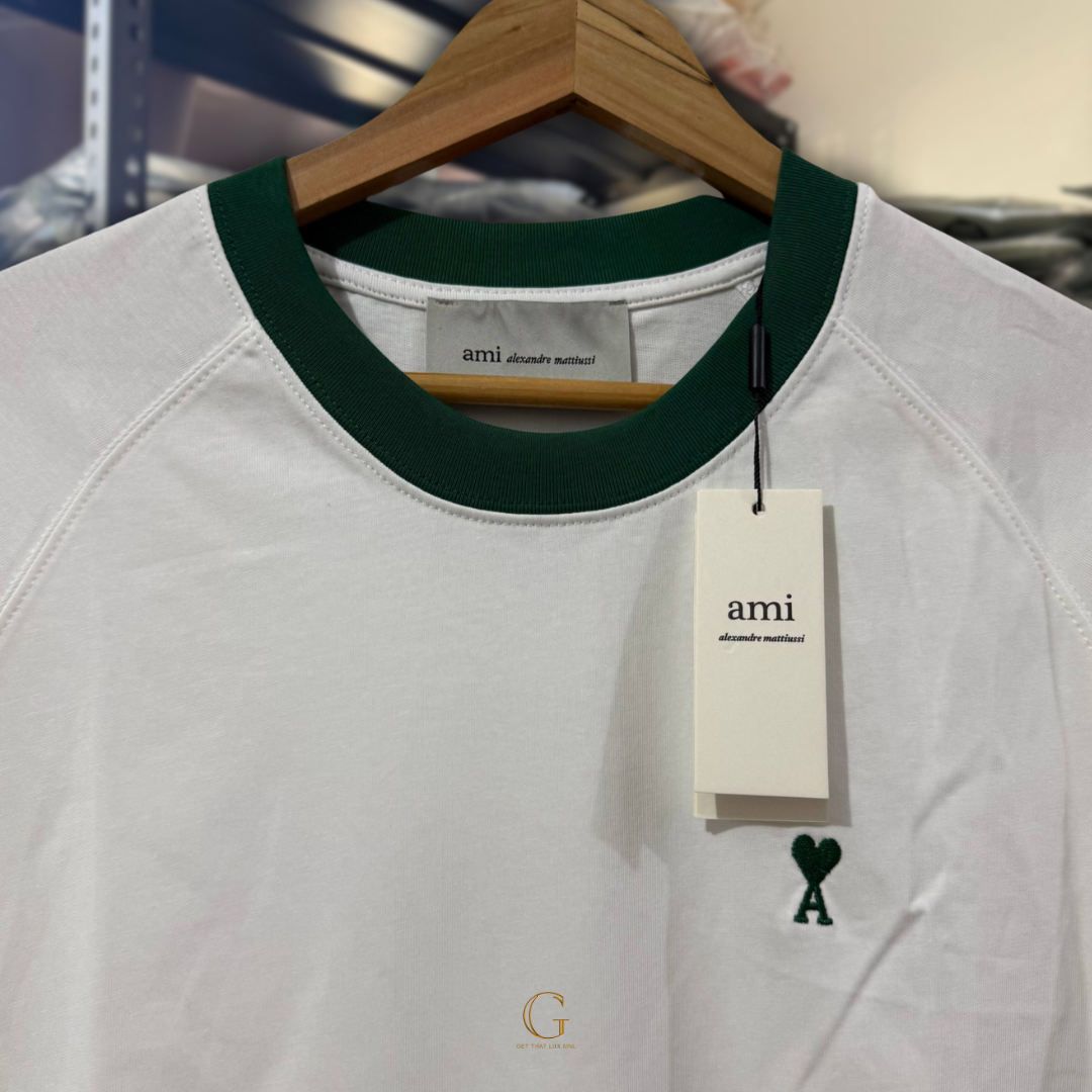 Ami Shirt TWO TONE WHITE thumbnail 2