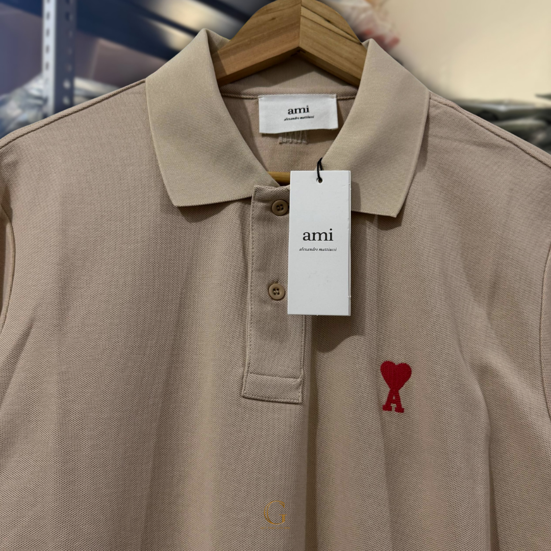 Ami Polo Shirt KHAKI thumbnail 2