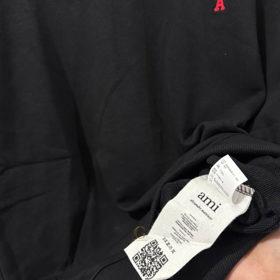AMI SWEATER BLACK thumbnail 4