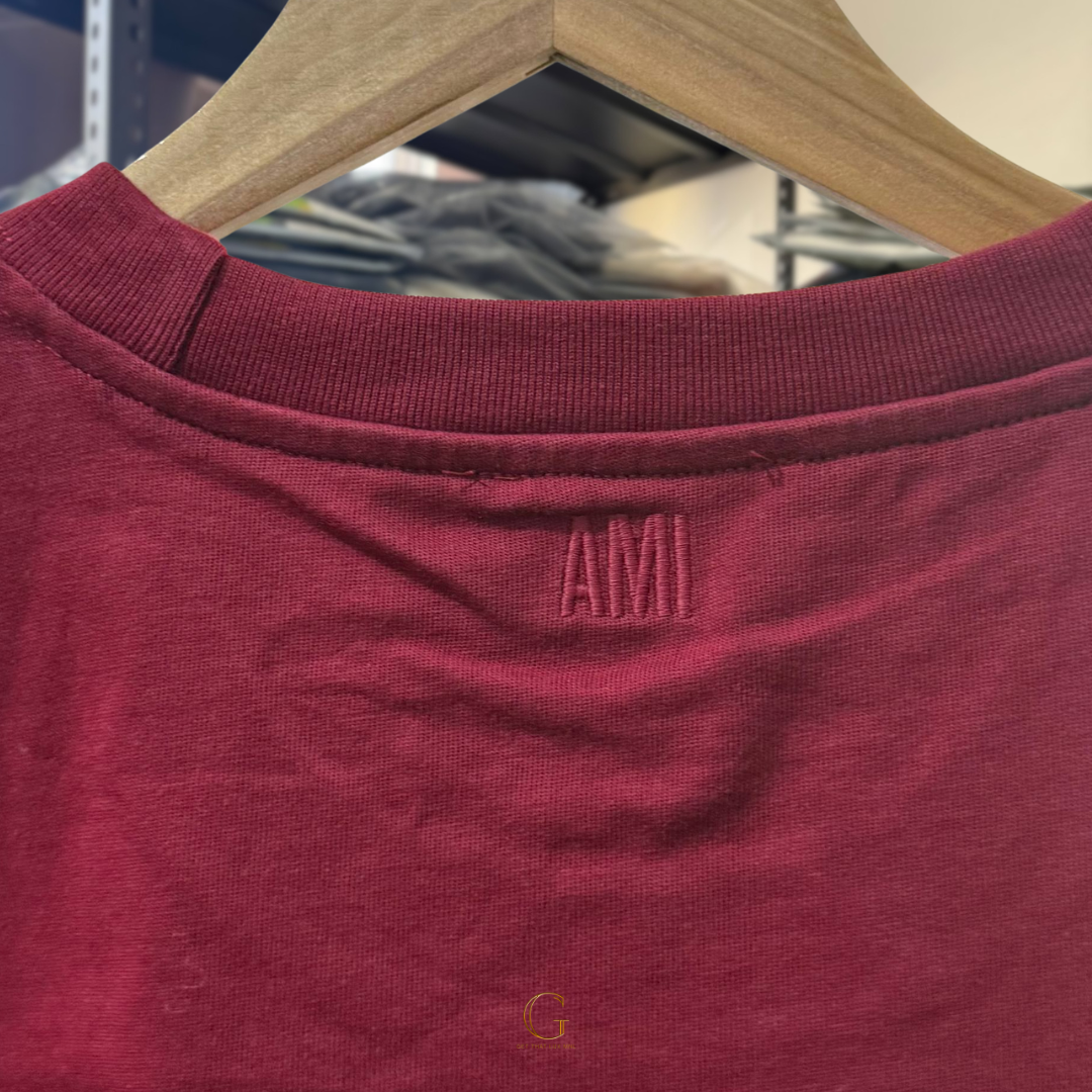 Ami Shirt OG BURGUNDY thumbnail 3