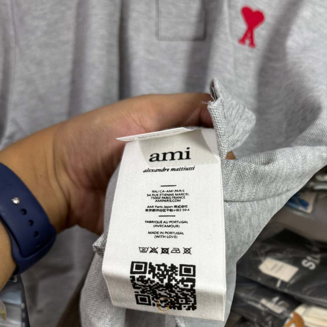 Ami Polo Shirt GRAY thumbnail 3