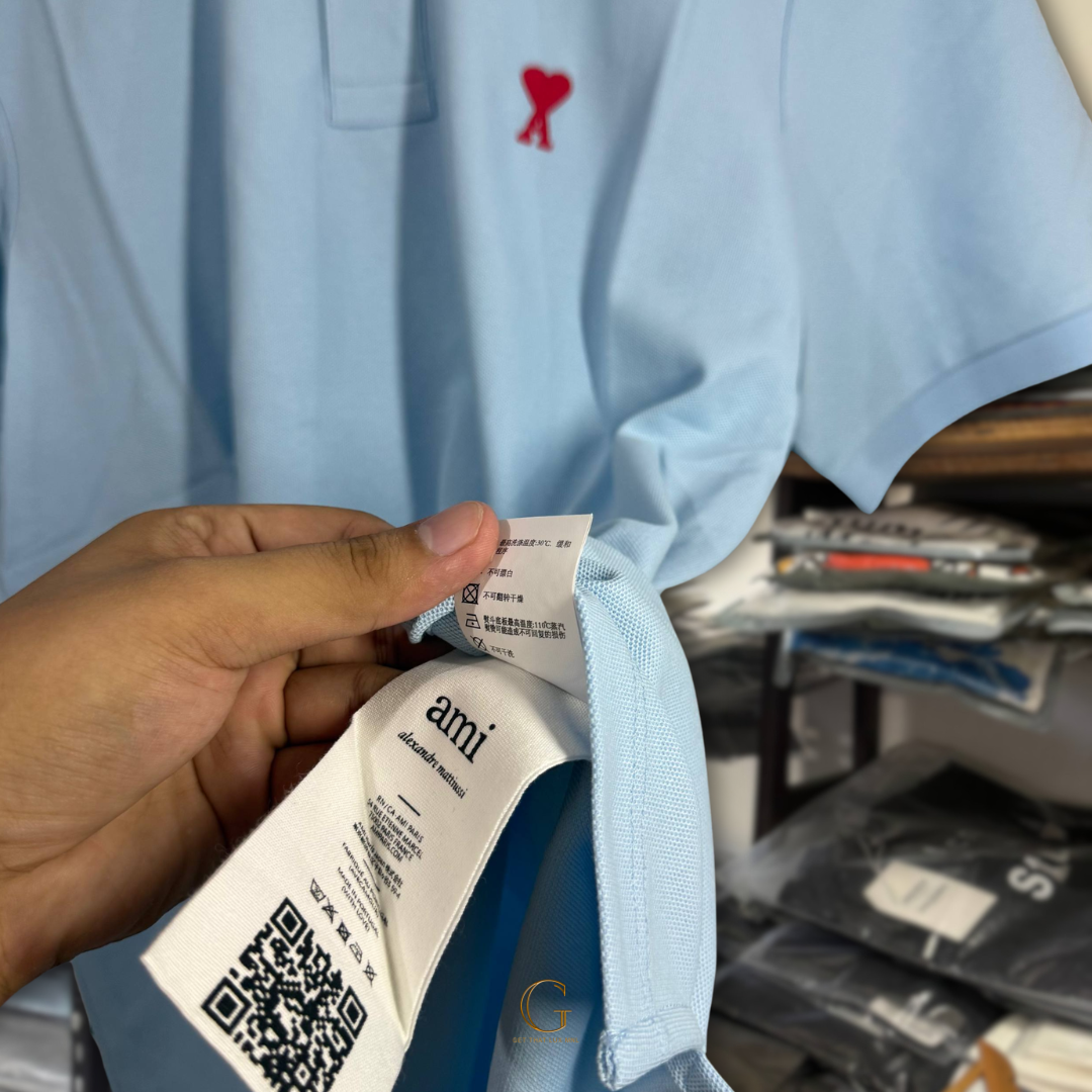 Ami Polo Shirt SKY thumbnail 3