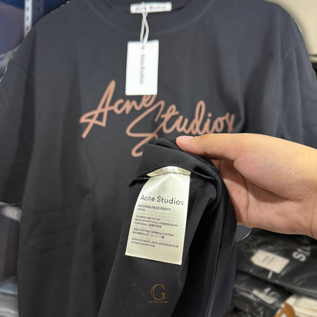 Acne Studios RUBBERPRINT BLACK thumbnail 4