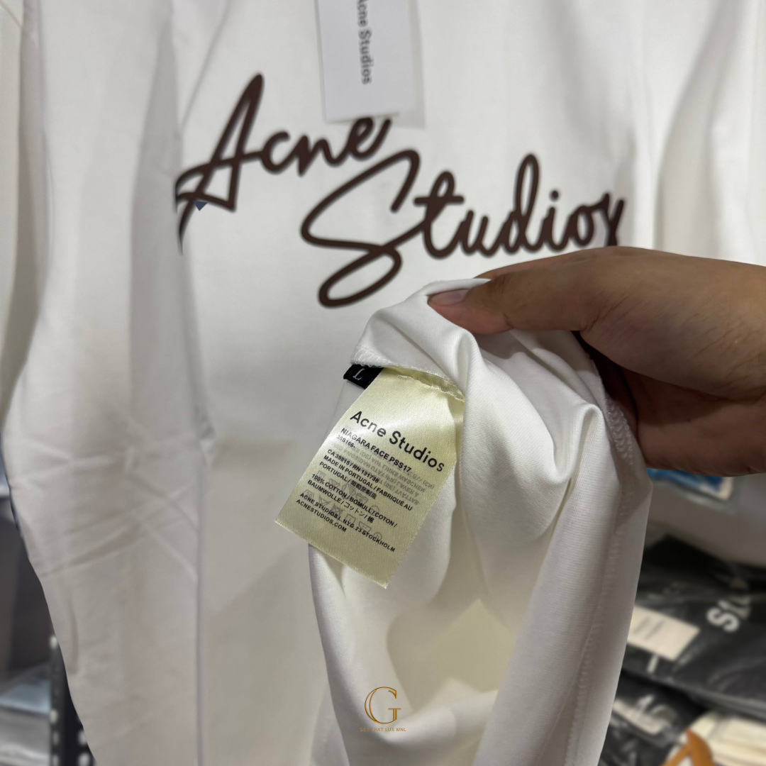 Acne Studios RUBBERPRINT WHITE thumbnail 4