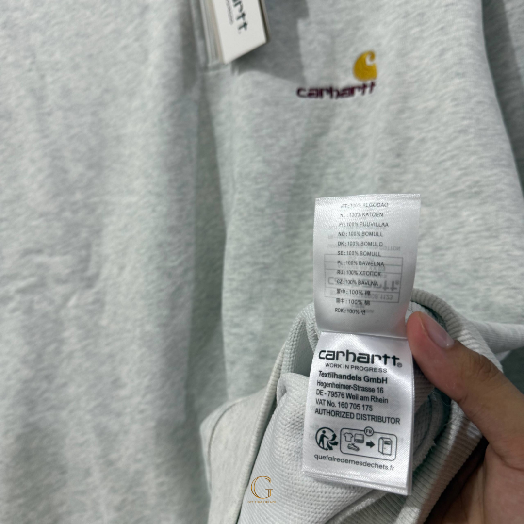 Carhartt QUARTER ZIP SWEATER GRAY thumbnail 4