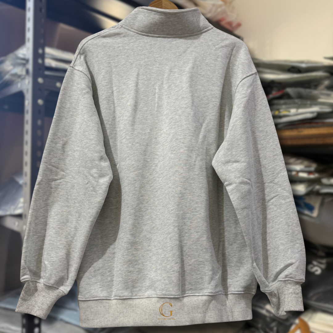 Carhartt QUARTER ZIP SWEATER GRAY thumbnail 5