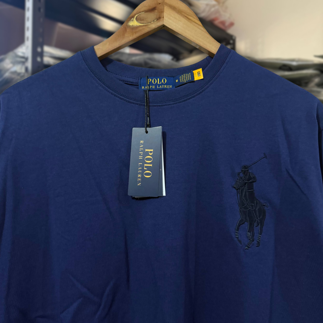 RALPH LAUREN SHIRT PATCH NAVY thumbnail 2