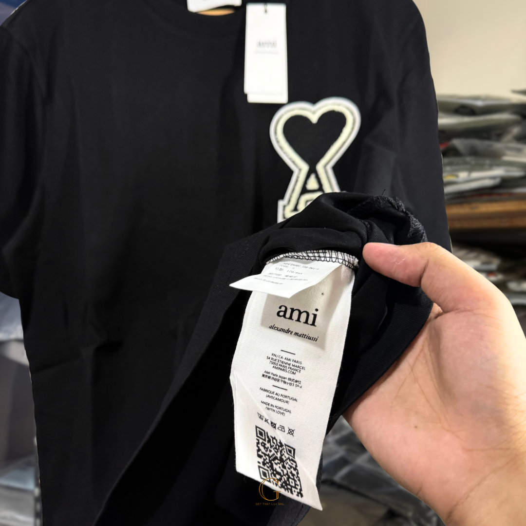 Ami Shirt WHITE OUTLINE thumbnail 3
