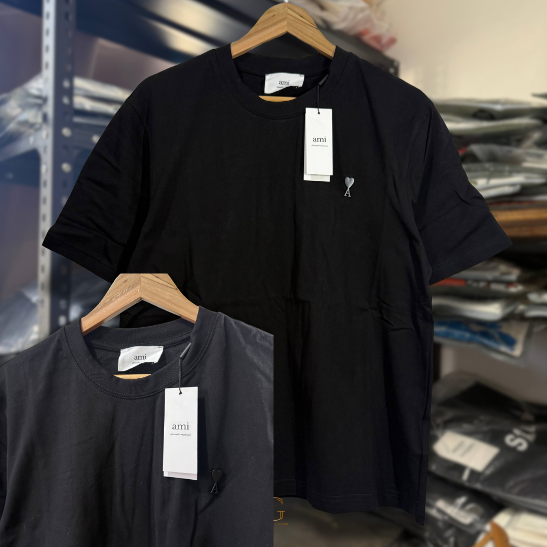 Ami Shirt EMBLEM LOGO BLACK
