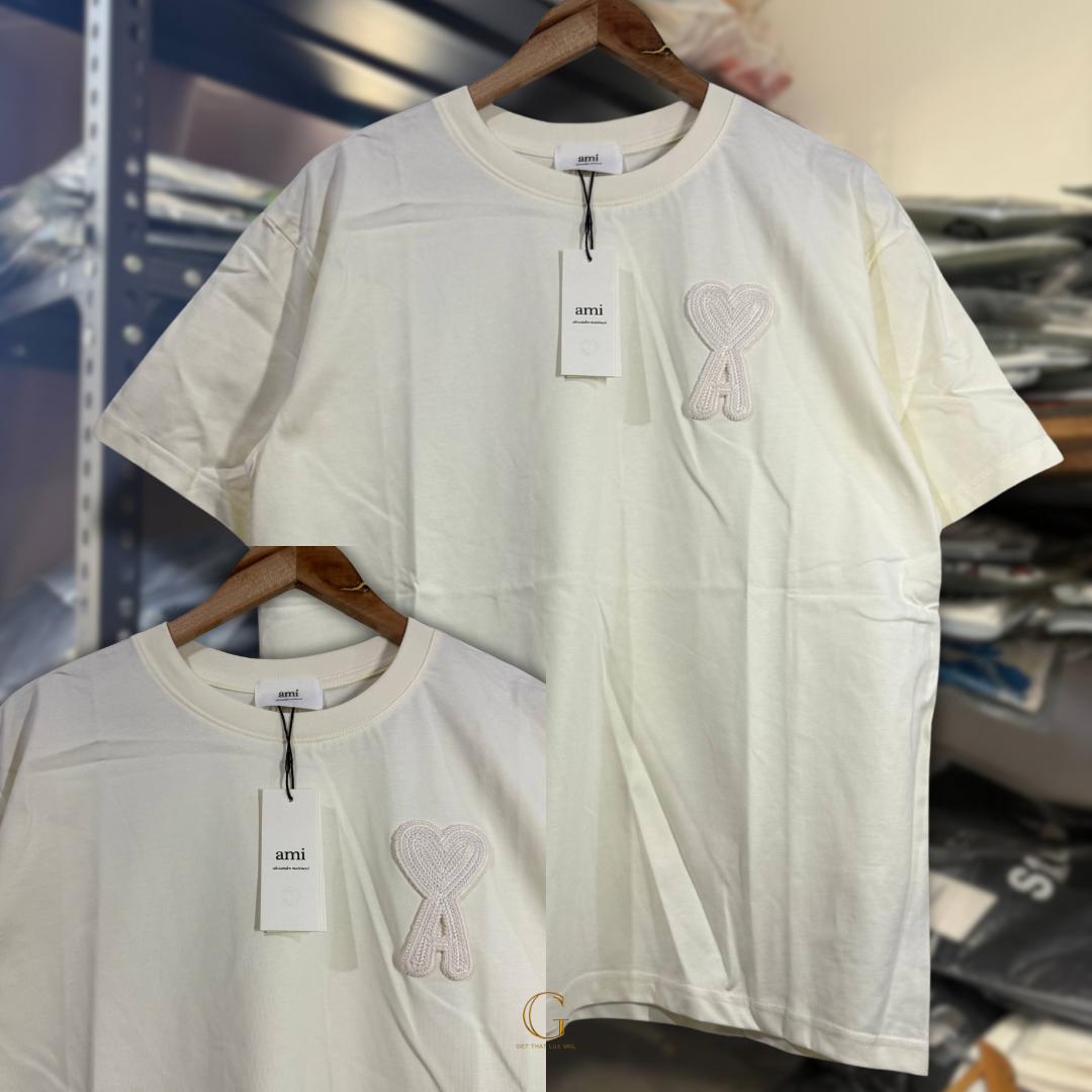 Ami Shirt WHITE PATCH V1