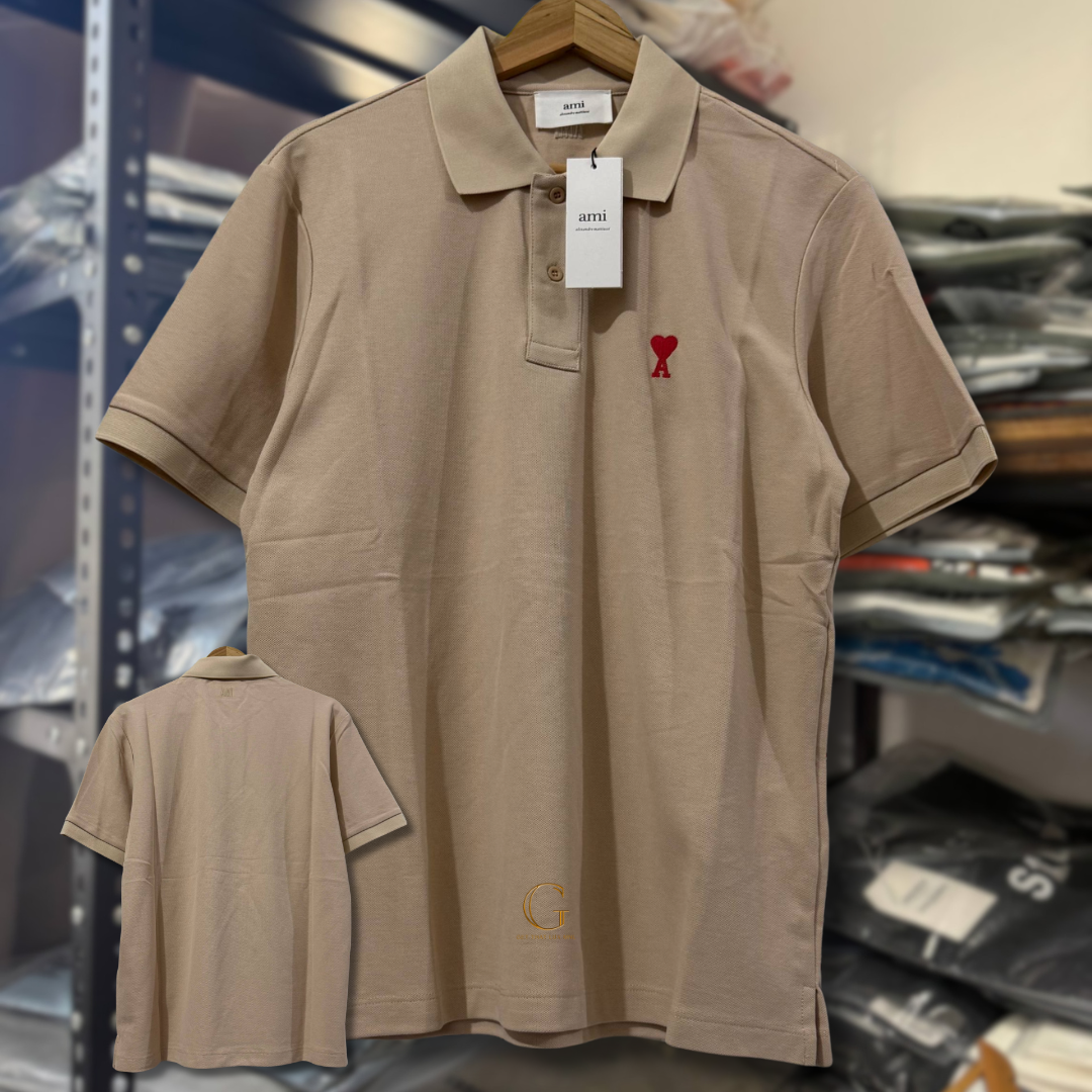 Ami Polo Shirt KHAKI