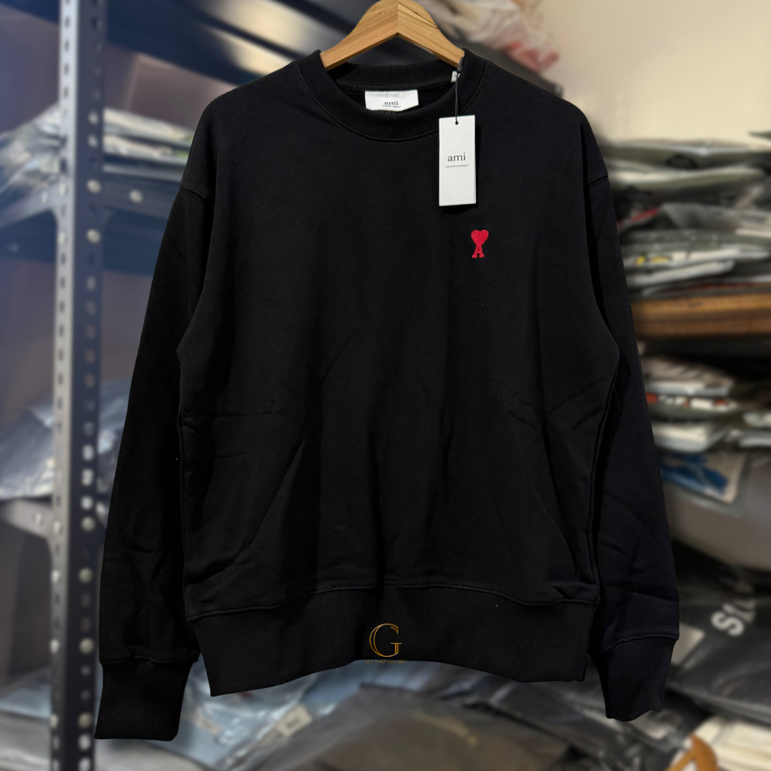AMI SWEATER BLACK