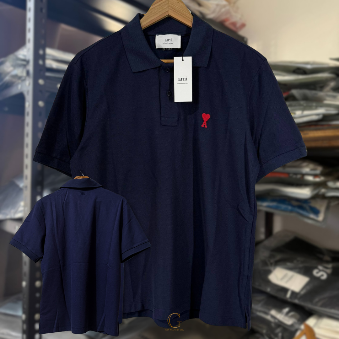 Ami Polo Shirt NAVY