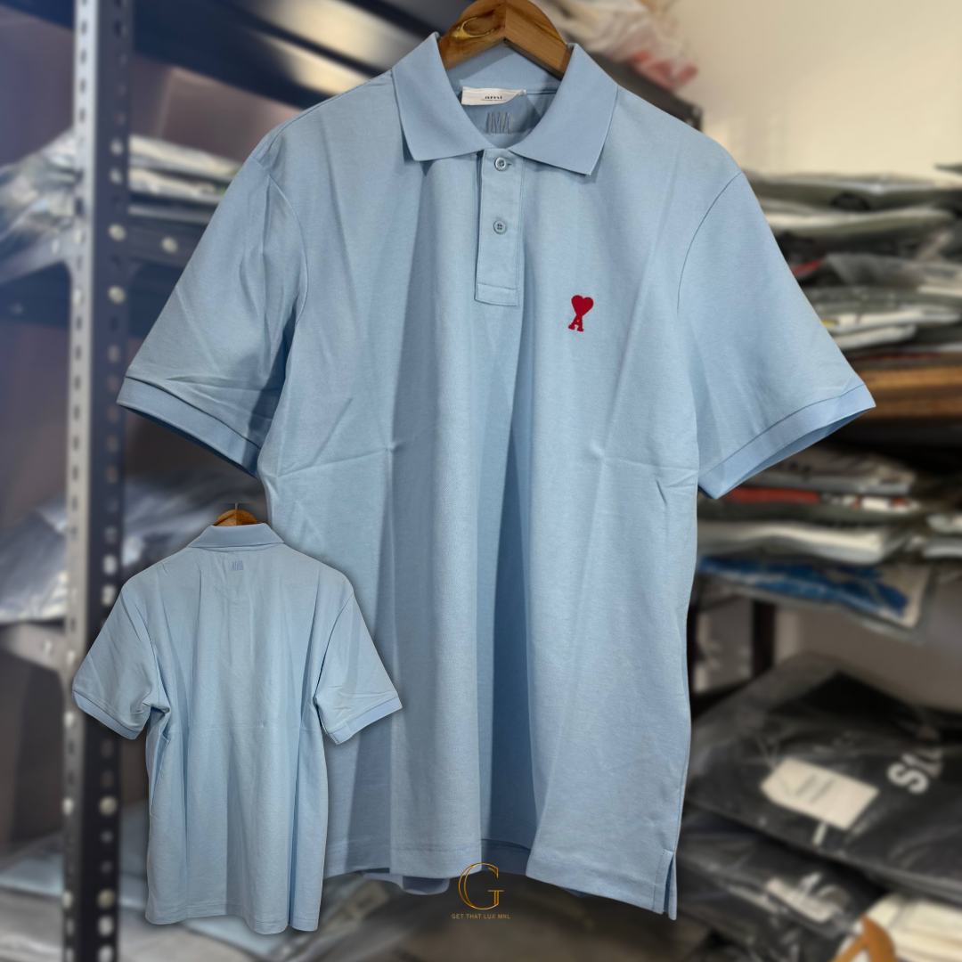 Ami Polo Shirt SKY