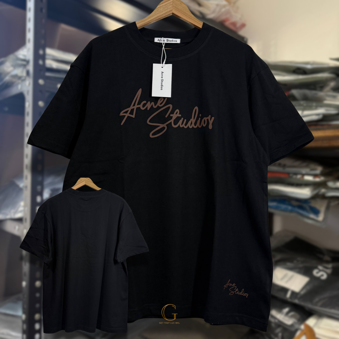 Acne Studios RUBBERPRINT BLACK