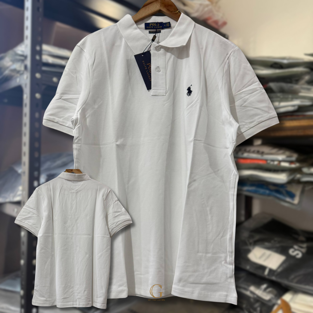 RALPH LAUREN POLOSHIRT WHITELOGO