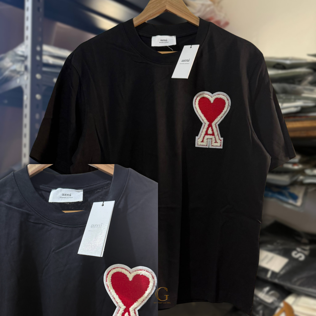 Ami Shirt RED OUTLINE